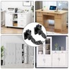 Jiozermi 2 Packs Drawer Lock with Keys, Desktop Lock with