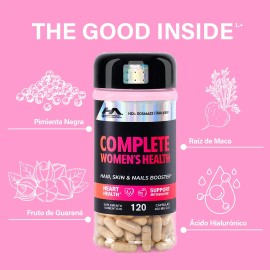 Multivitamínico De Mujer Vitaminas Mujer 120 Cápsulas Ha®