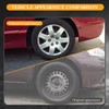 AUTOFREE AUTOFREE 16 Silver Lacquer Hubcaps for 2006-2011 Honda Civic