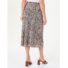 Printed Mesh Skirt, Creamy Brown, 38
