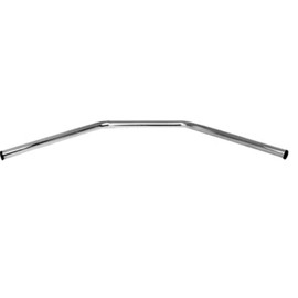 Emgo 1in. Dimple (Harley) Wide Drag Bar Handlebar - Chrome , Color: Chrome, Handle Bar Size: 1in. 07-92435