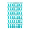 trendfinding 48 Softgrip Softtouch Clothes Pegs (Turquoise)
