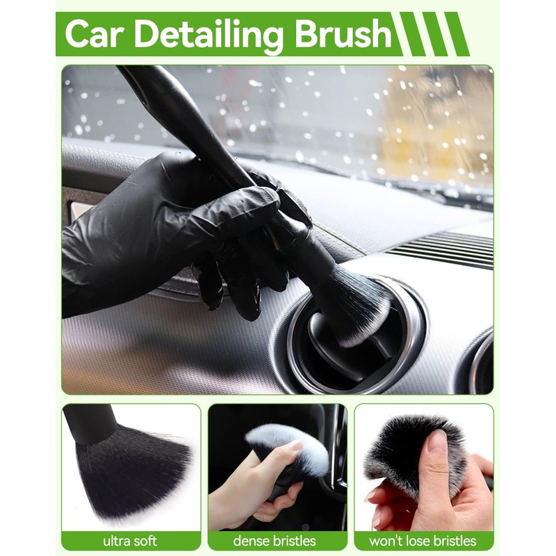@UTOS 8Pcs Car Wash Kit, 62’’ Car Wash Brush with