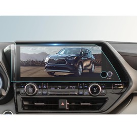 BIBIBO for 2024 2025 2026 Toyota Highlander Screen Protector for 2024-2026 Toyota Highlander/ 2025 2026 Highlander Hybrid 12.3 inch Display [Anti-Glare Anti-Scratch Ultra-Clear] 2024 2025 Highlander Radio Screen Protector 2024 2025 Toyota Highlander Accessories