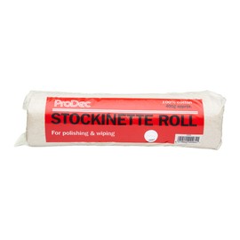 ProDec 400g Super Soft Absorbent Cotton Stockinette Roll for Cleaning, Wiping, Dusting, Mopping Up Spills, Scratch Free Polishing of Windows, Varnished Wood, Mirrors & Buffing Up Vehicle Paintwork