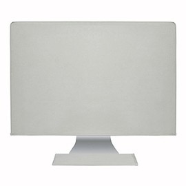Hermitshell Dust and Water Resistant Cover Silky Smooth Antistatic with Soft Velvet Lining iMac Monitor and Keyboard Color: Silver Gray Fits iMac (21.5")