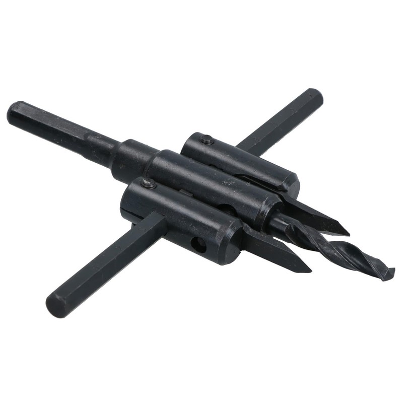 Adjustable Hole Saw/Drill Bit Round Circle Cutter 30mm to 120mm