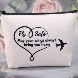 G2TUP Bolsa de aseo para viaje con seguridad para piloto, bolsa de aseo de avión, Se puede usar con mosca.,