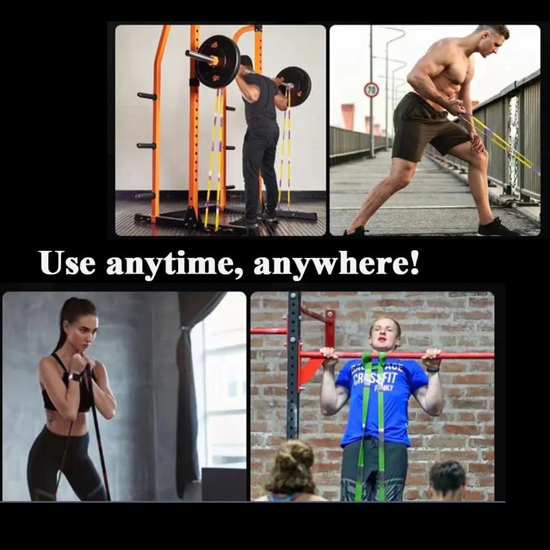 Mgmxbsth Fitness Resistance Bands-Home Workout Equipment for Training,Therapy Bands, Pull