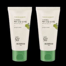 Skinfood Berry Calming Inorganic Sunscreen 50ml x 2 / 스킨푸드 베리 진정 무기자차 선크림 50ml x2개