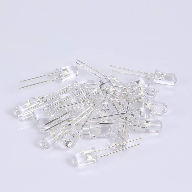 EBOOT 100 Pieces Clear LED Light Emitting Diodes Bulb LED