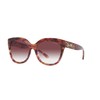 Coach HC8264 Sunglasses, Petal Tortoise/Purple Clear Gradient, 56 mm