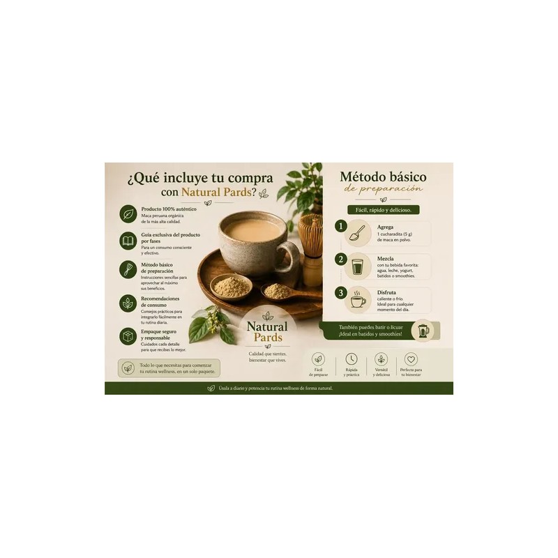 Maca Peruana En Polvo Amarilla- 250g Premium - Complejo B