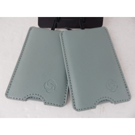 Samsonite Luggage  Vinyl Tags  2 Pack Bodie Sage New