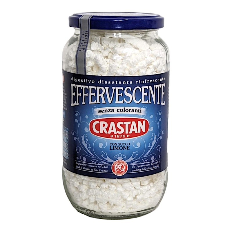 Crastan Effervescent Antacid Fizzy Digestive Lemon Drink 250g - Pack
