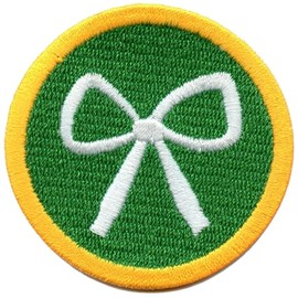 Shoelace Tying Badge Knot Wilderness Scout Sash Patch Iron On Embroidered