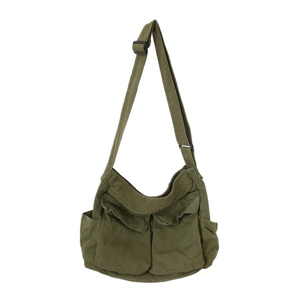 Chirest Messenger Bag, Large Hobo Crossbody Bag with Multiple Pockets