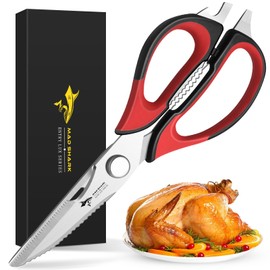 Kitchen Shears Come Apart Dishwasher Safe Food Scissors Heavy Duty Cooking shears for Food, Meat, Fish and Vegetable