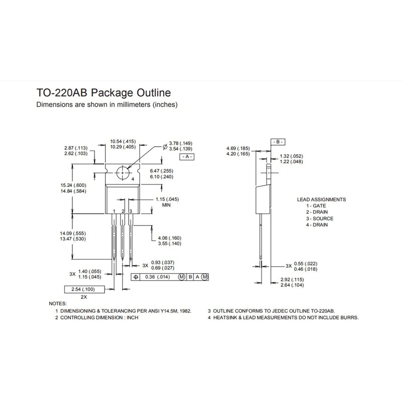 Bridgold 10pcs IRL7833PBF IRL7833 N-Channel Power MOSFET Transistor,30 V 150A,3-Pin