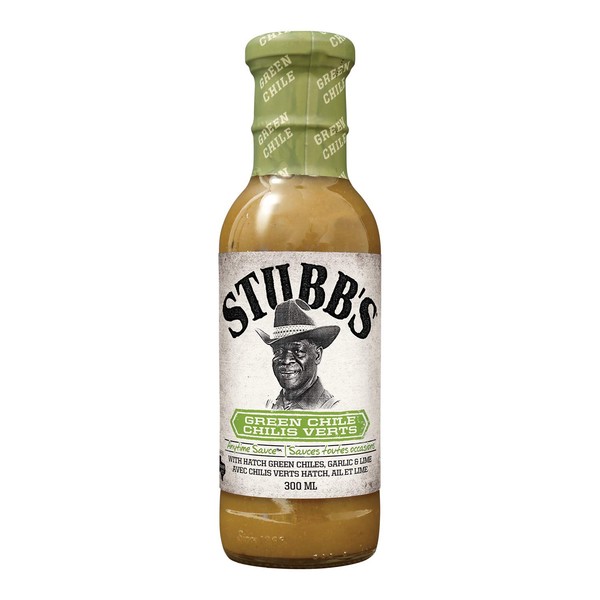 Stubb's, Anytime Sauce - Baste, Dip or Marinade, Green Chile, 300ml