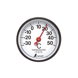 Shinwa Sokutei 72675 Thermometer, Analog, S-5, Round, 1.4 inches (3.5 cm)