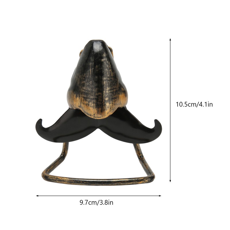 Nose Shaped Eyeglasses Holder Iron Nose and Mustache Shaped Eye