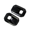 crosselec Carbon Fiber Style Front Fog Lamp Trim Light Cover