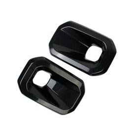 crosselec Carbon Fiber Style Front Fog Lamp Trim Light Cover Accessories for 2026 Subaru Outback