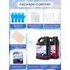 Jarezina Epoxy Resin Kit 64OZ,Crystal Clear Epoxy Resin-Strong and No