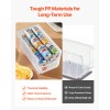 VEVOR Plastic Stackable Storage Bins 6 pcs Garage Organizer Bins