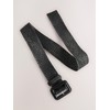 NEXT Wide Raffia Belt, black