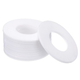 PATIKIL Flat Washers, 15 Pcs 68mm OD 32mm ID 3mm Thickness DN25 PTFE Seal Washers Flange Gasket Sealing Gasket for Faucet Pipe Water Hose