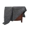 Uboxes 3 Pack Grey Textile Moving Blankets 54 x 72