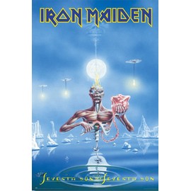 Iron Maiden - Music Poster (Seventh Son Of A Seventh Son - Album Cover) (Size: 24" x 36")