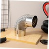 TEHAUX Stainless Steel Elbow Chimney Flue for Wood Stoves Lightweight