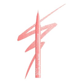 NYX Professional Makeup Epic Ink Liner Glitz Tono Bootcut Bling (rosa claro con brillos), 1ml - Delineador de ojos líquido con brillos, a prueba de agua y ultra pigmentado, fórmula vegana