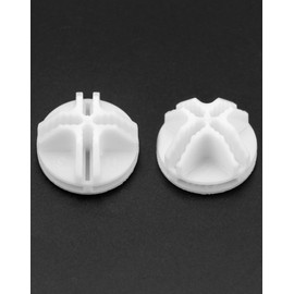 QWORK® 40Pcs wire storage connectors C&C Grid Connectors Clips Modular Storage Cubes Interlocking Buckle White