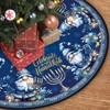 Hanukkah Tree Skirt 48'' Chanukah Tree Collar Blue Star of