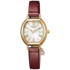 Citizen KP2-523-92 Wicca Solar Tech Wristwatch, Ear Cuff Set, Limited Edition, Waterproof, Brown, White, White, Braun