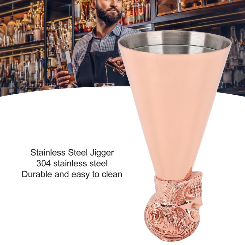 Stainless Steel Jigger Japanese Style Bar Bartending Measuring Ounce Cup