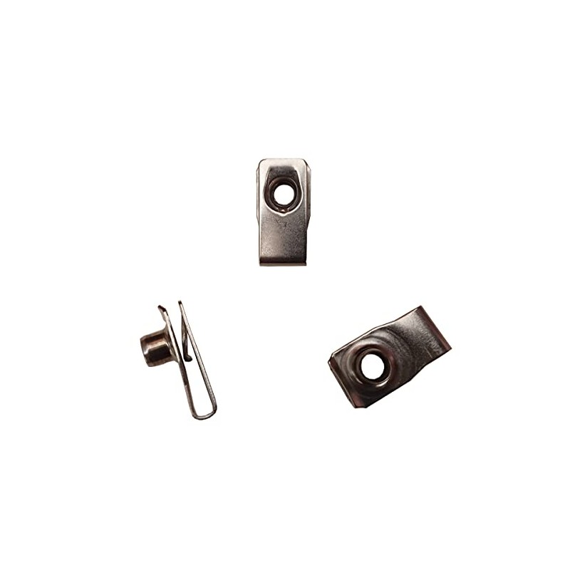5/16"-18 Long Stainless Steel U -Style Clip-On Nut,U-Type Fasteners (Pack
