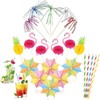 Feishiong 100 Pcs Drink Umbrellas,Cocktail Umbrellas for Drinks, Mini Paper