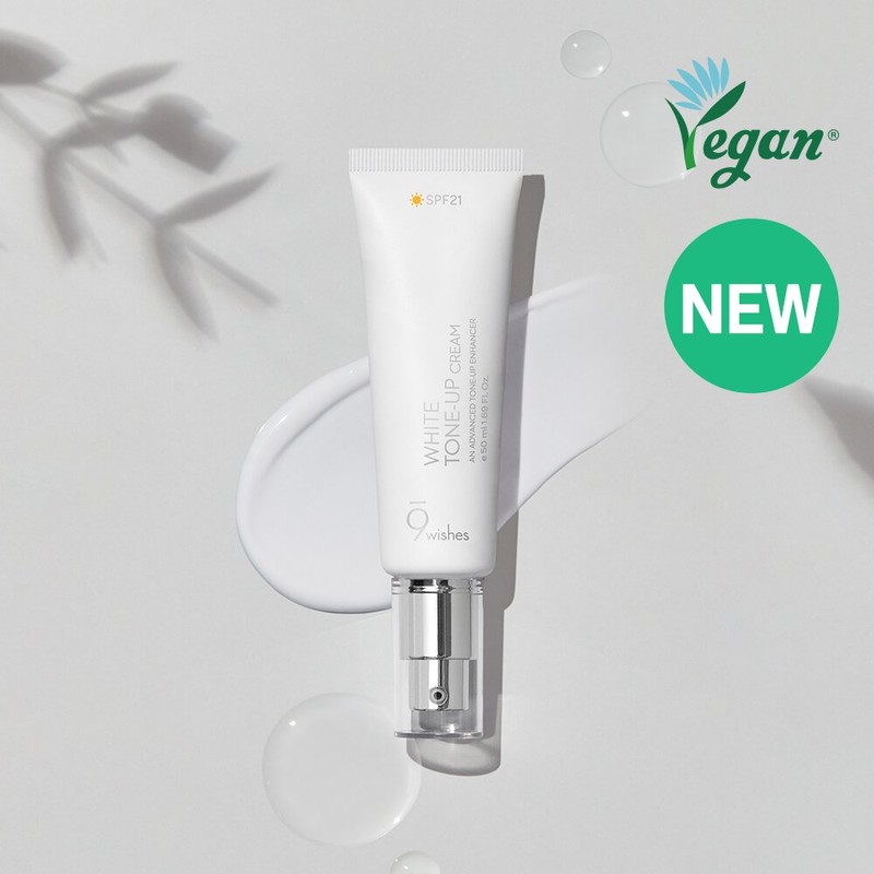 9wishes Vegan White Toneup Cream 50mL - 9wishes Vegan White