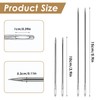 Set of 4 Darning Needles with Large Eye Embroidery Needles