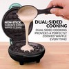 Nostalgia MyMini Personal Electric Waffle Maker, 5-Inch Cooking Surface, Hash