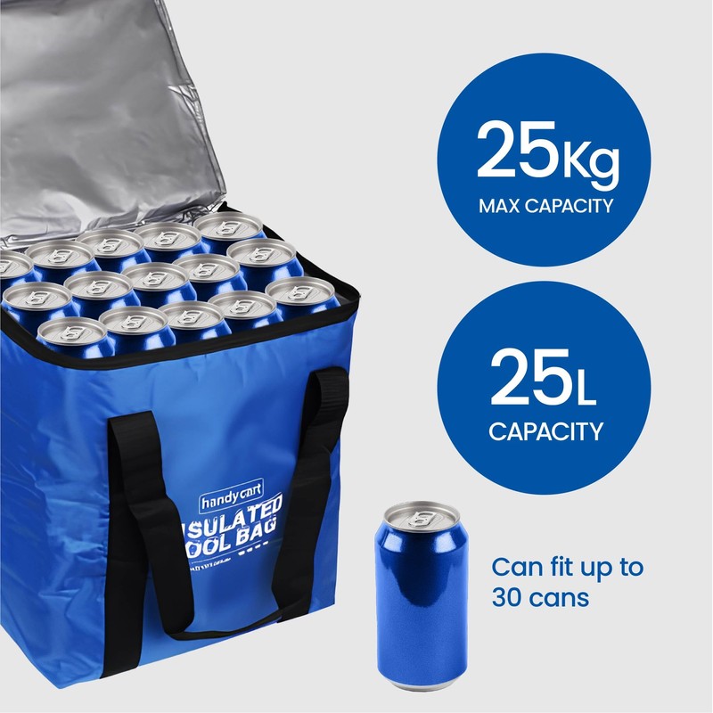 White Magic Insulated Cooler Bag, Small, 25L – Perfect Fit