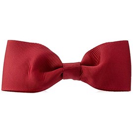 Schoolies Hair Accessories Clip On Bows 2 Pieces, Mad Maroon, 2 Count (Pack of 1)