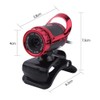 1080P HD Webcam, 360° Rotating Camera with Clip on Stand,