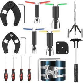 Unbranded 17 Pcs Hydraulic Cylinder Repair Tool for Skid Steers, Loaders, Backhoes, etc.