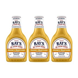 Sweet Baby Ray's No Sugar Added Honey Mustard (16 Fl Oz, Pack of 3)